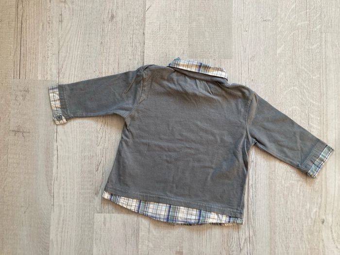 Pull léger kaki 12 mois - photo numéro 2