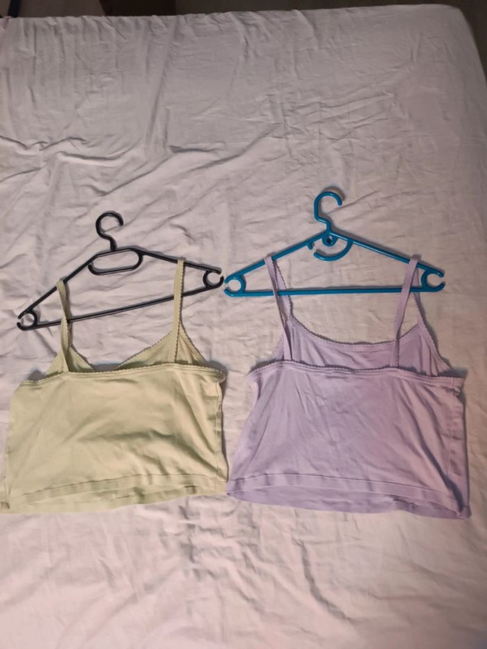 Lot de 2 top court taille L - photo numéro 6
