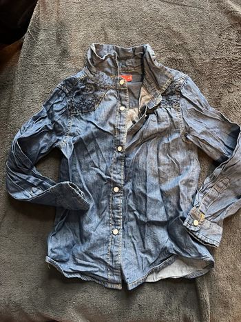Chemise en jeans fille 5 ans tissaia