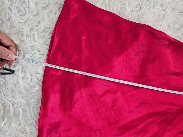 Nuisette rouge effet satin taille 40 - photo numéro 11