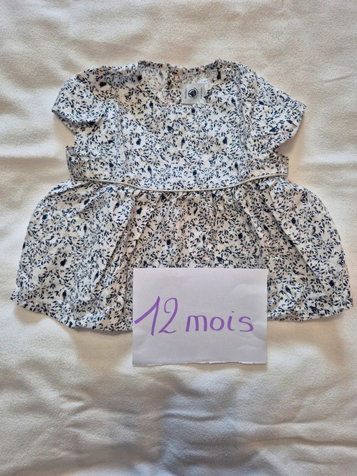 Tunique "Petit Bateau" 12mois