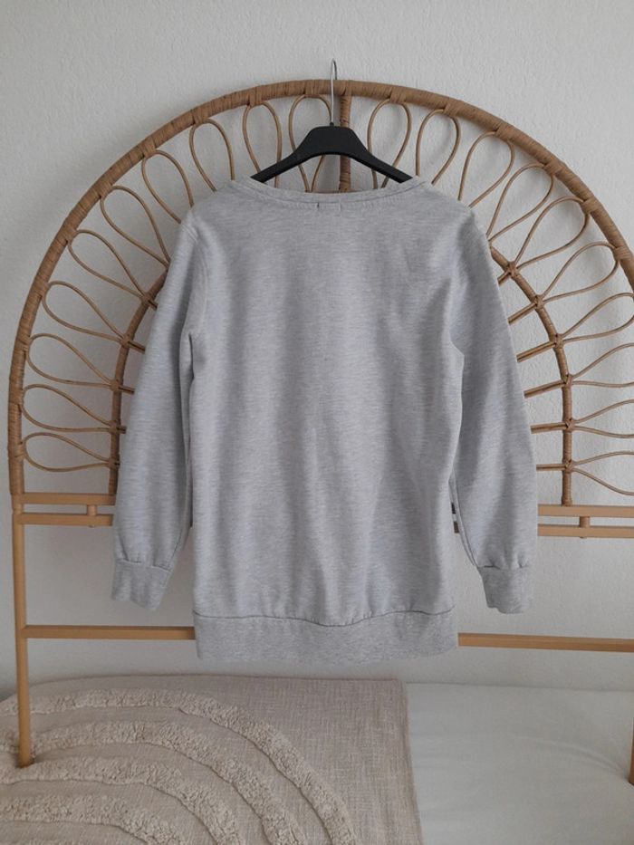 Sweat gris intérieur polaire Imprévu Home Wear taille S - photo numéro 3