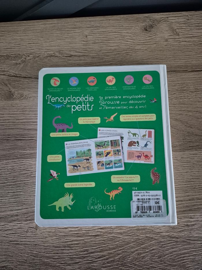 L'encyclopédie des petits - Les dinosaures - photo numéro 2