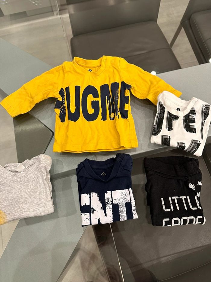 Lot de 52 pièces bébé garçon 3 mois très bon état IKKS Natalys Orchestra etc - photo numéro 9