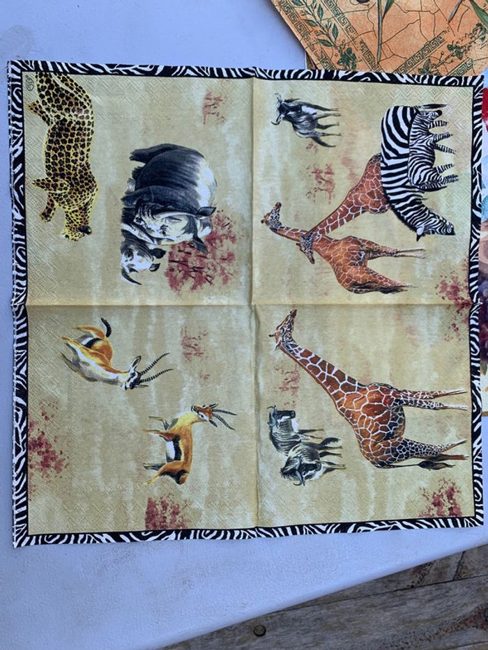 Lot de 6 serviettes décoratives - photo numéro 4