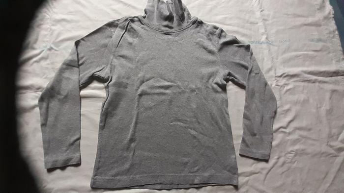 Sweet col roulé gris clair