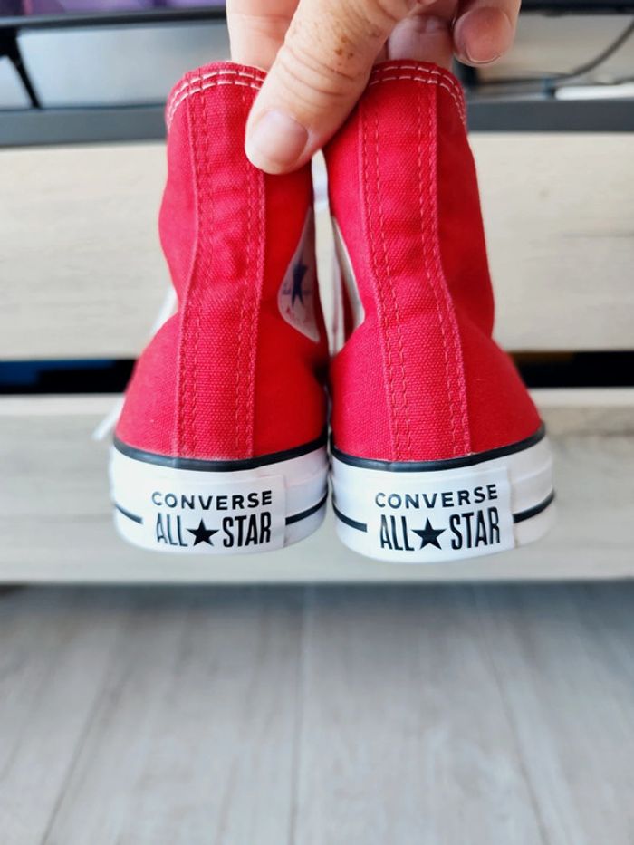 Converse montantes rouge - photo numéro 11