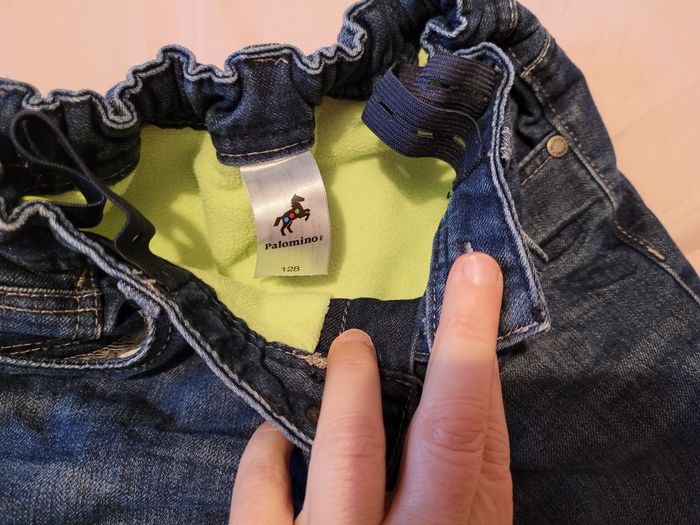 jeans c&a 8ans doublé en polaire (7e) - photo numéro 4