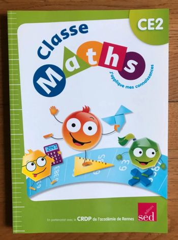Classe Maths CE2 - J'applique mes connaissances - Éditions SED