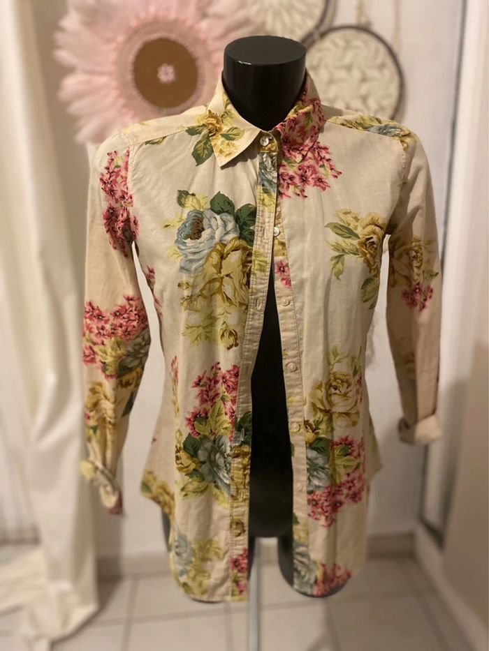 Chemise fleuris Esprit