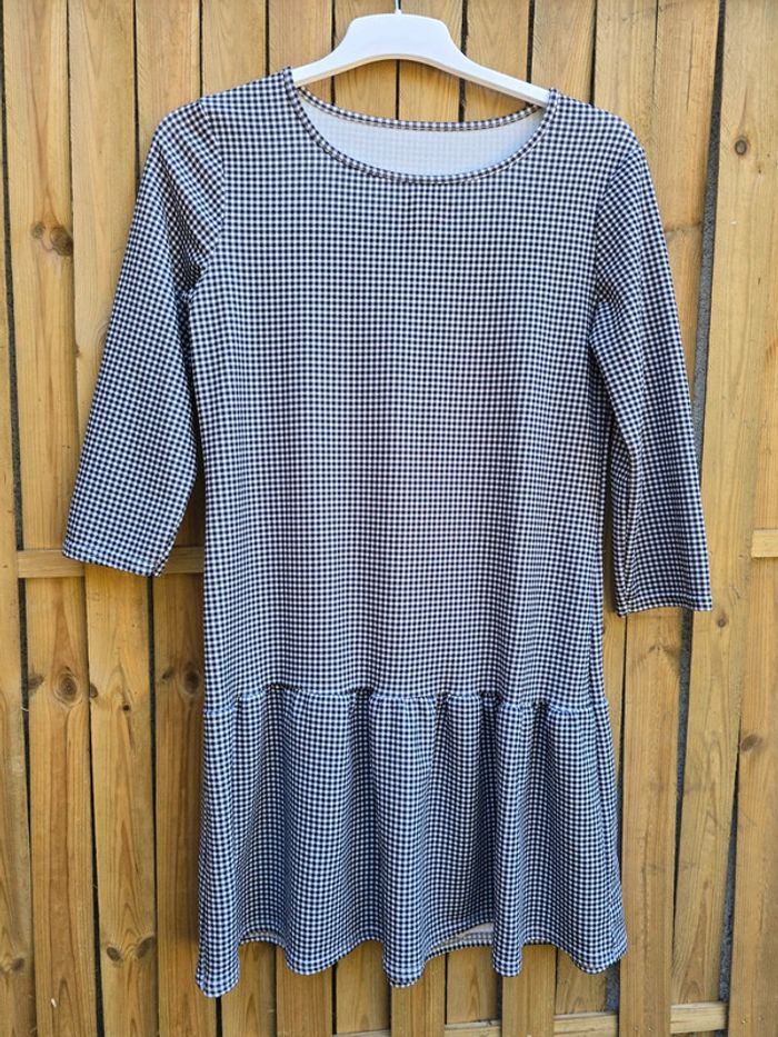 Robe vichy 🍒fait main🍒taille 42/44 - photo numéro 2