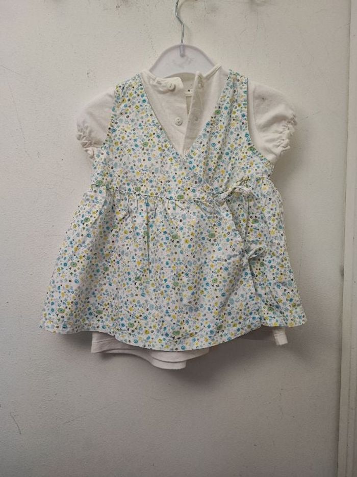 Robe tablier bébé fille
