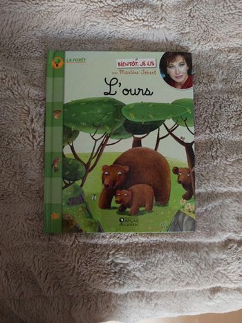 Bientôt je lis, l'ours de Marlène Jobert