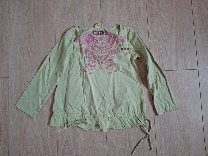 Tunique manches longues verte