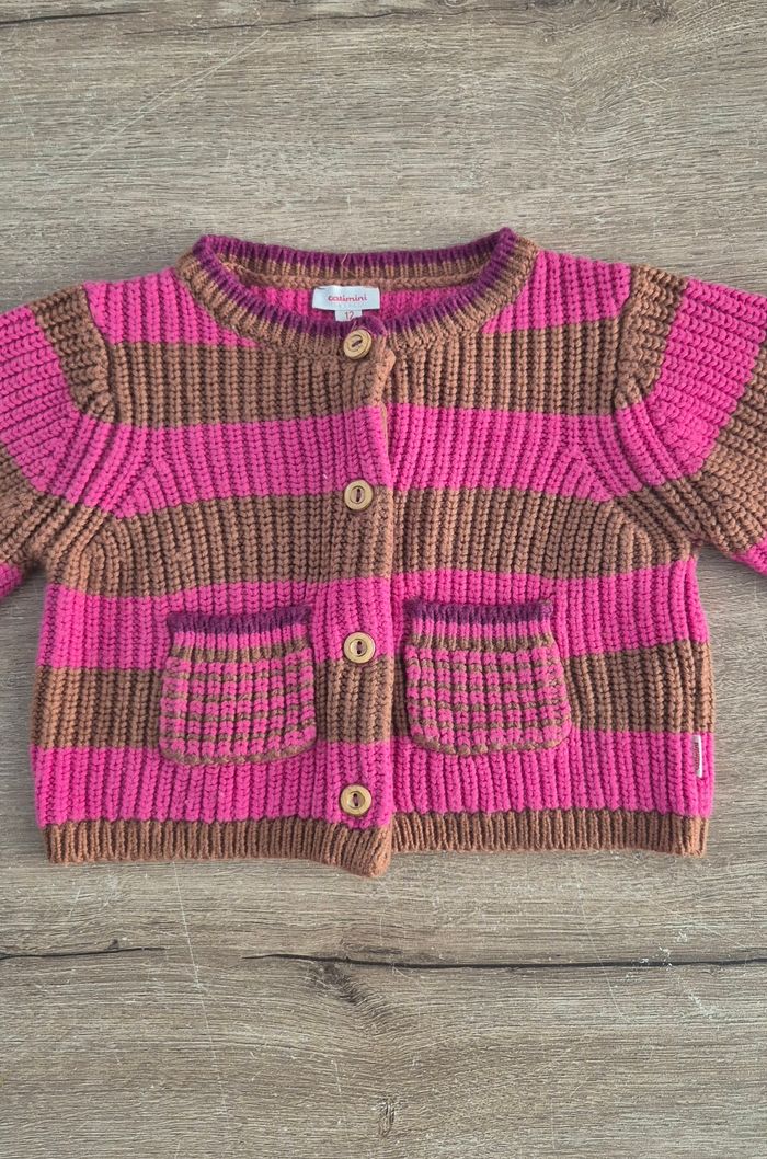 Gilet en maille Catimini 12 mois - photo numéro 2