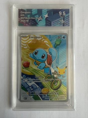 Carte Pokémon Carapuce 039 MEP Black Star Promos 2026 FR Collectaura 9,5
