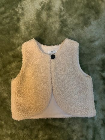 Gilet sans manches fourrure