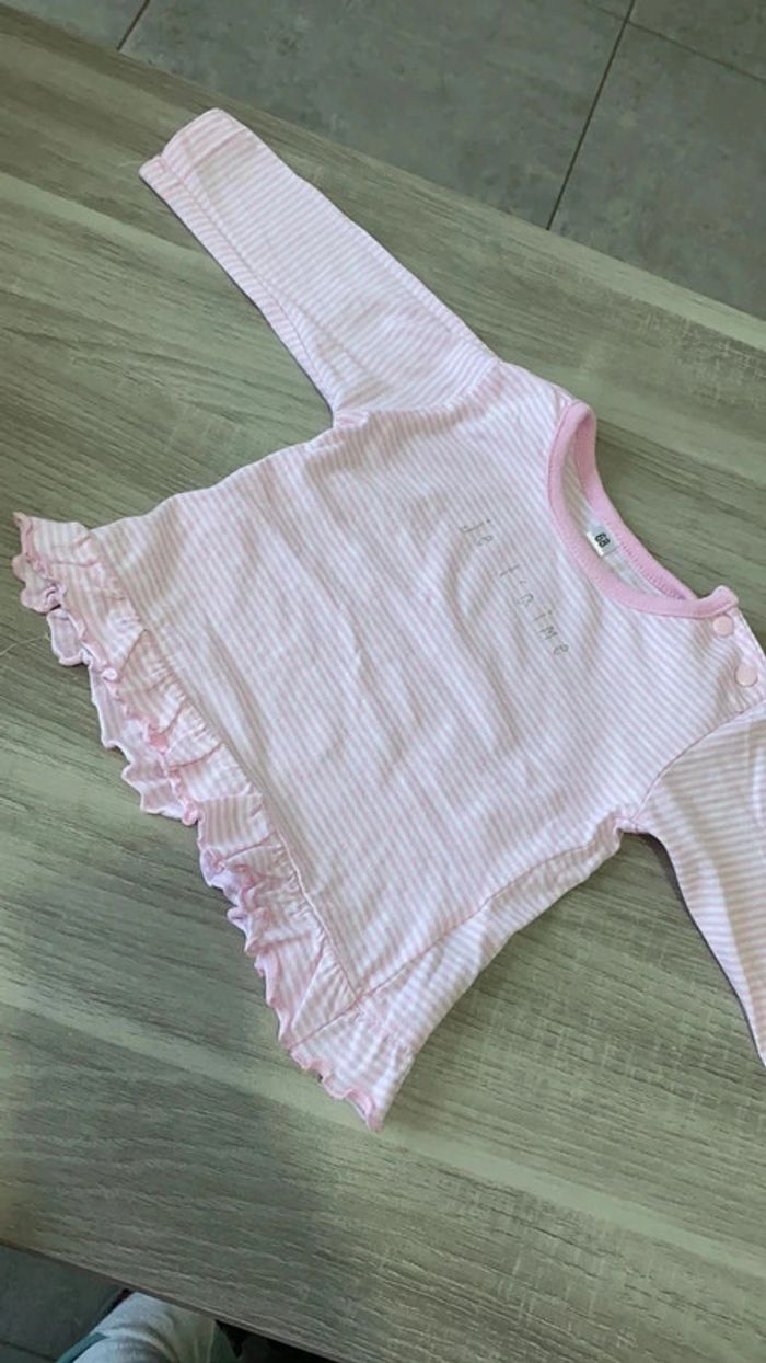 Ensemble blouse et legging 6 mois - photo numéro 3