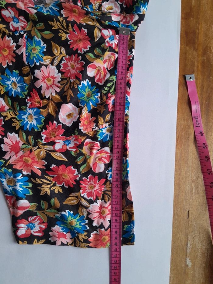 Chemise vintage manche courte fleurie wing Wonder woman - photo numéro 9