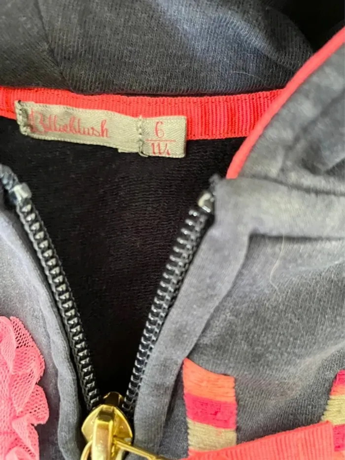 Gilet billieblush bleu marine 5 ans - photo numéro 3