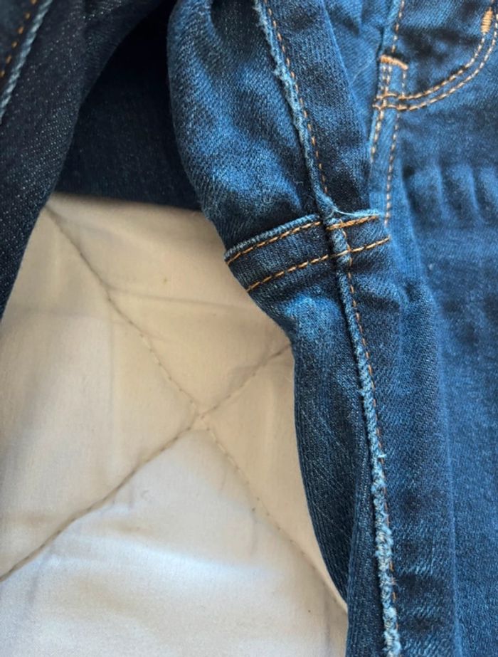 Jean Lévis 721 high rise super skinny bleu marine mi taille haute taille 36/38 W27 S/M L30 - photo numéro 8