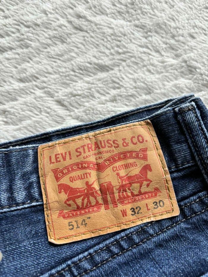 Jean Levi’s 514 homme M/40 L30 droit regular straight relaxed 100% coton bleu Mexique - photo numéro 2