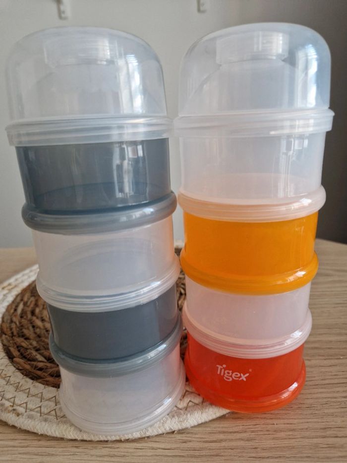 🧡 Boîtes doseuse lait Tigex et Nuk