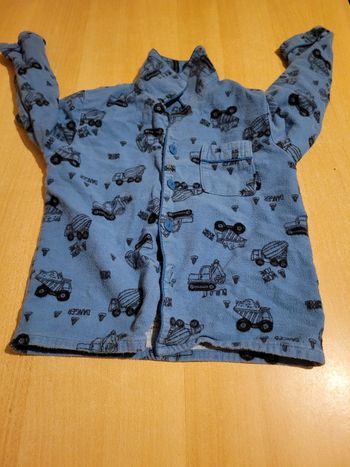 Pyjama 2 pièces engins de chantier