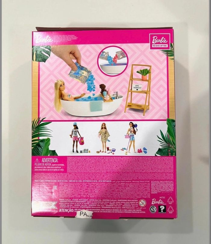Coffret Barbie Bain Paillettes de savon Confettis Self-care - photo numéro 2