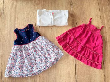 Lot bébé fille été sergent major robe 12 mois