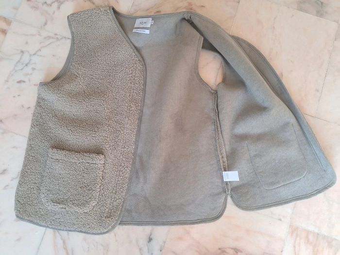 Adoré Paris gilet zip sans manches mouton synthétique 38/40 - photo numéro 12