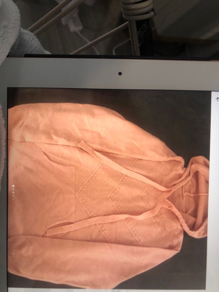 Pull rose pâle  sans marque XS - photo numéro 2