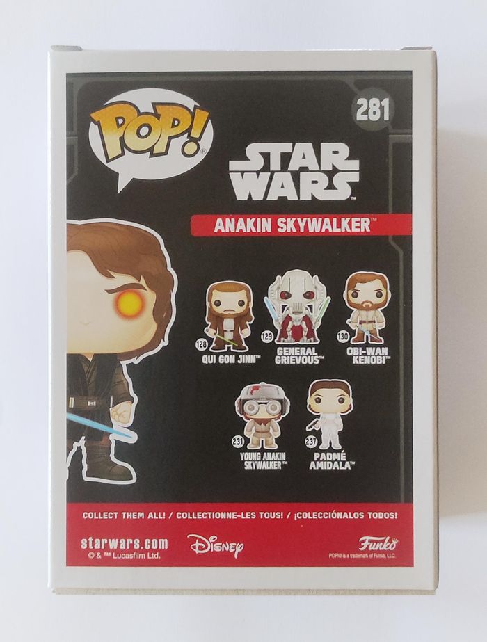 Funko POP! Anakin Skywalker (Dark Side) #281 Exclusive - Star Wars - Figurine Vinyle - photo numéro 3