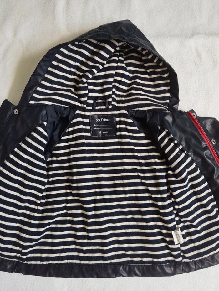 Imperméable bleu marine bout'chou - photo numéro 2