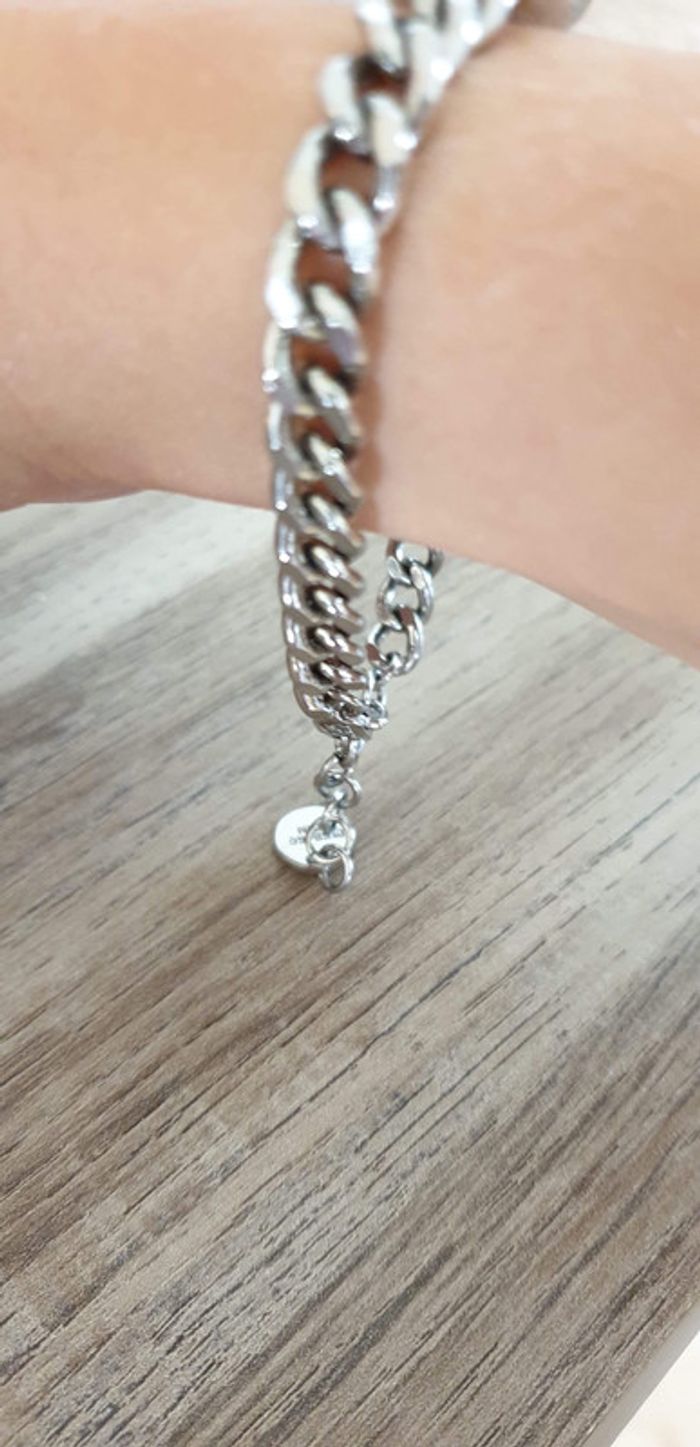 Bracelet strass et argent - photo numéro 4