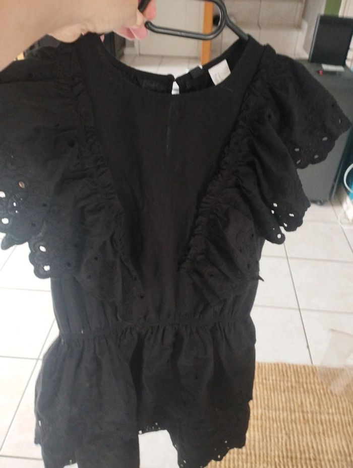 Robe d été femme noir S H&M neuf avec étiquette - photo numéro 5
