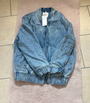 Bomber en jean Mango