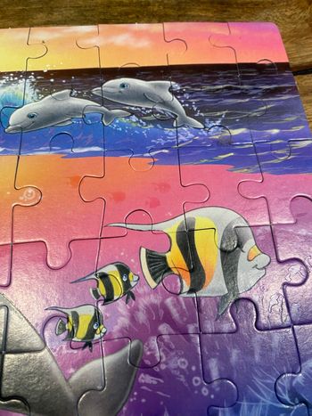 Puzzle Clementoni 104 pièces - Monde Marin / Orques complet