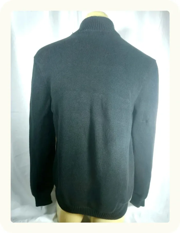 Pull col camionneur homme Ralph Lauren Taille M 38 - photo numéro 3