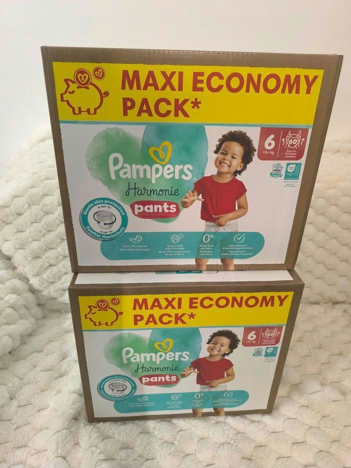 Pampers Harmonie pants T6 - 2*60 couches culottes