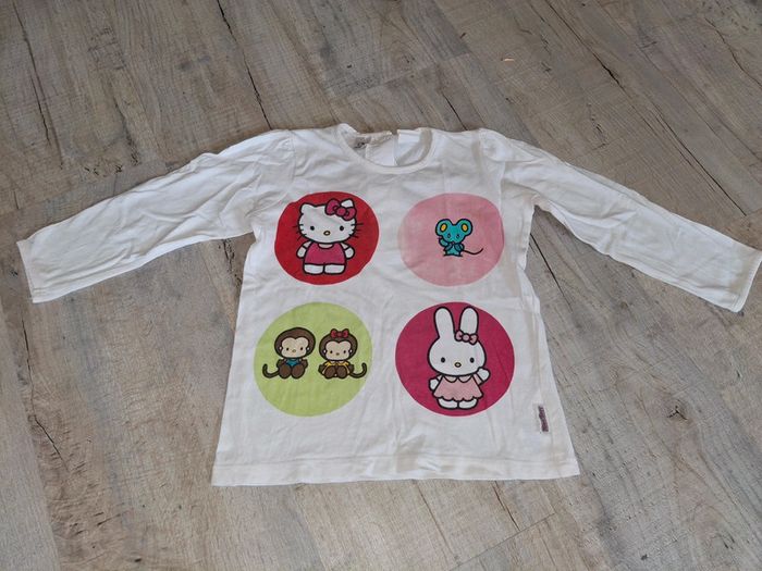 Tee shirt manche longue fille 12-18 mois