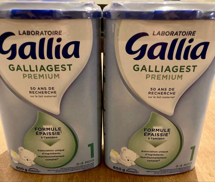 2 boites de galliagest 1er âge