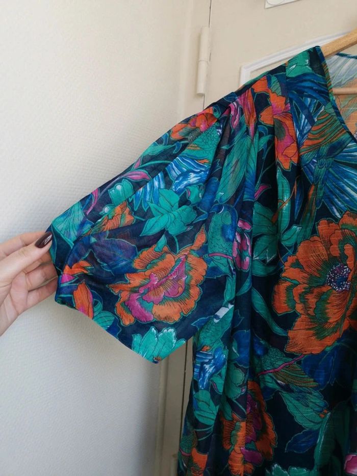 Robe vintage par HUGUET en taille 52 - photo numéro 2