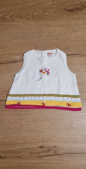 Haut sans manches Catimini 6 mois 🌸