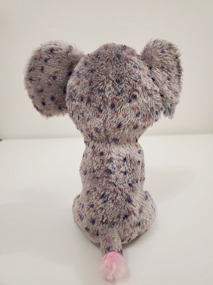 TY peluche d'un éléphant gris Bon état 18cm env. - photo numéro 3