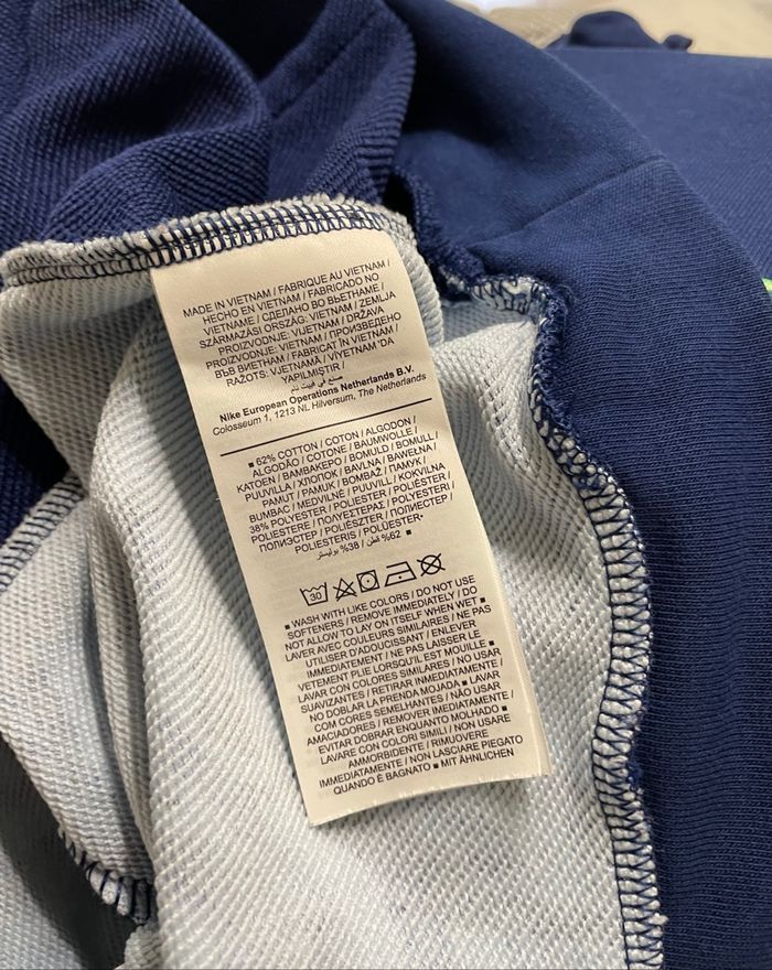 Sweat Nike Dri-FIT taille L à Capuche Homme peu porté Bleu Marine Nike - photo numéro 7