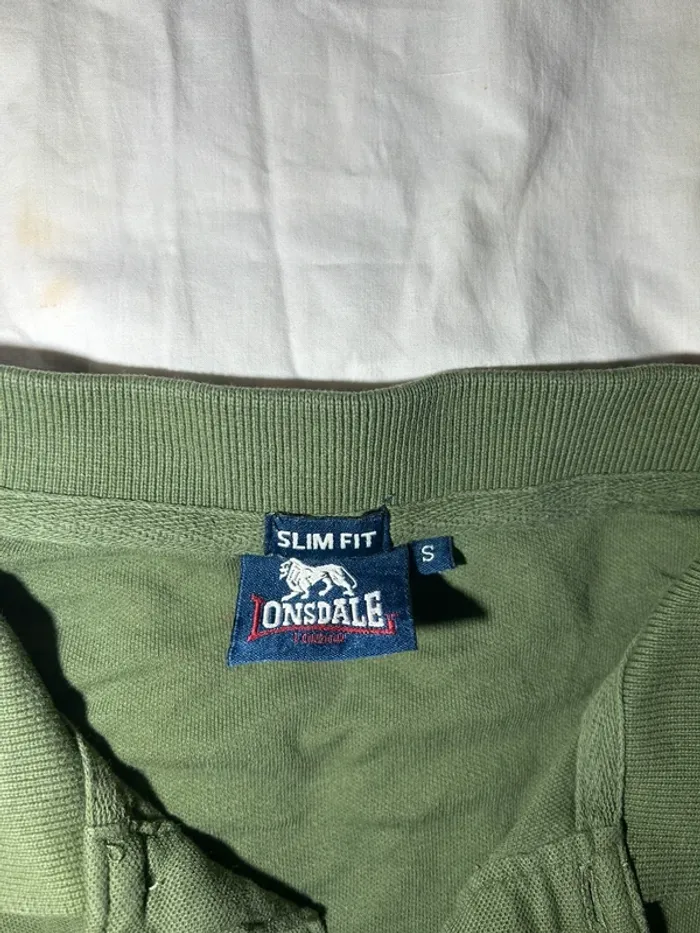 Polo vert lonsdale - photo numéro 5