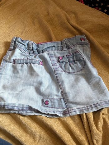 Jupe  bleu  réglable