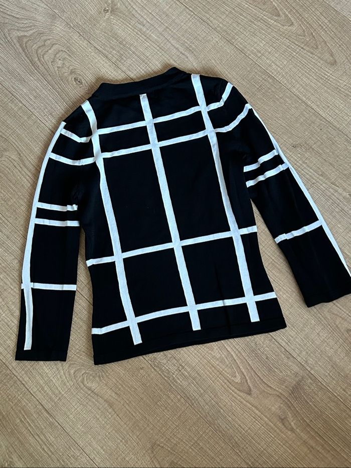 Pull noir et blanc avec manches 3/4 Morgan taille XS jamais porté - photo numéro 8
