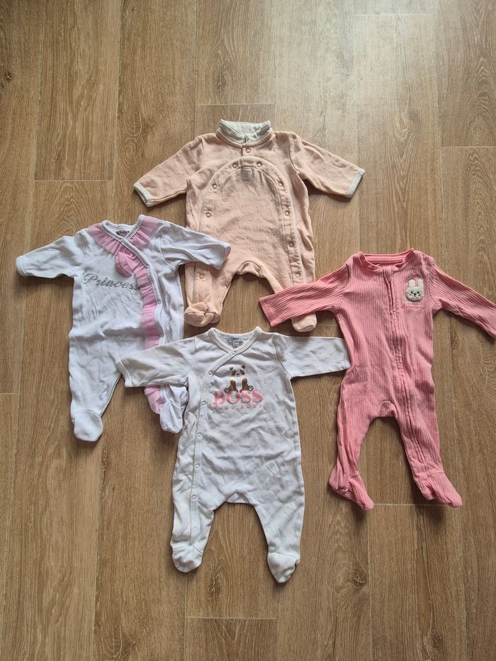 Lot bodies pyjama fille - photo numéro 5